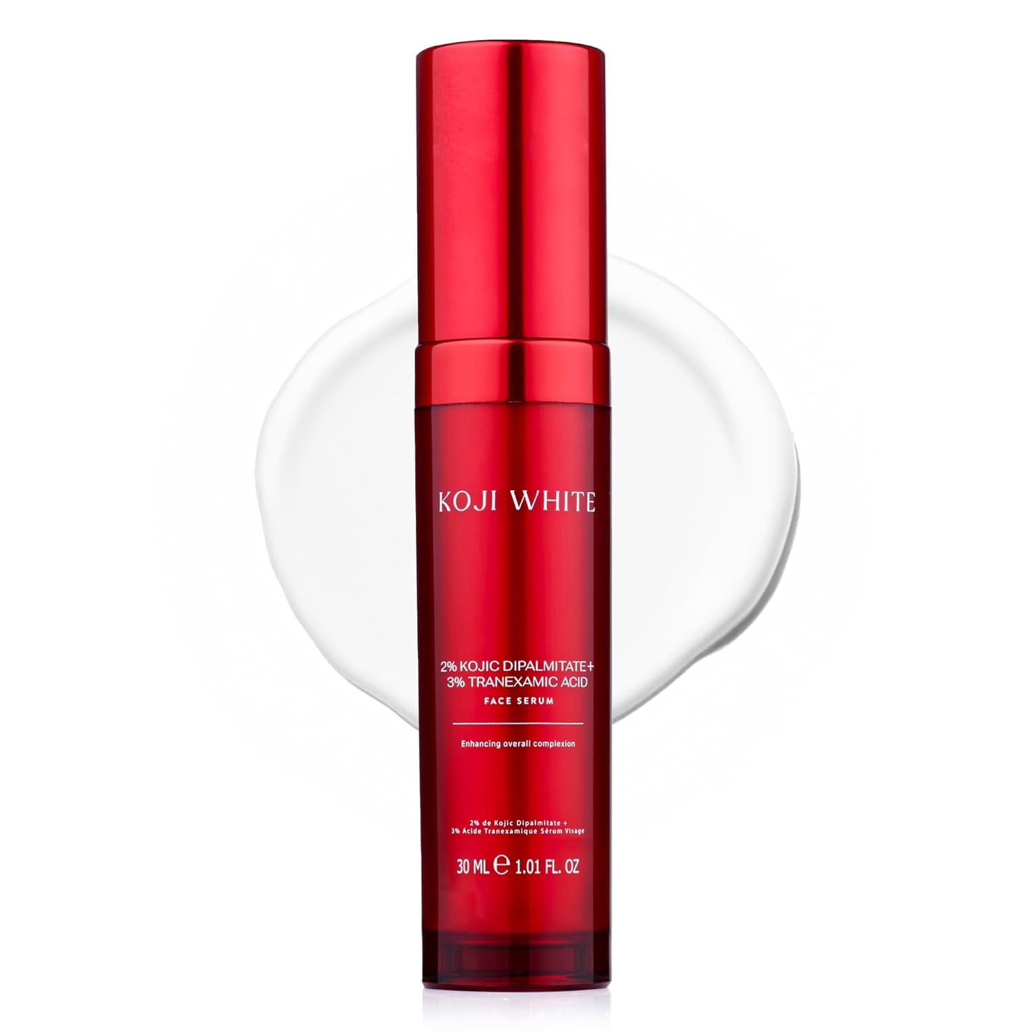 Koji White Kojic Dipalmitate + Tranexamic Acid Dark Spot Serum – 30ml | Brightens, Evens Skin Tone & Smooths Texture