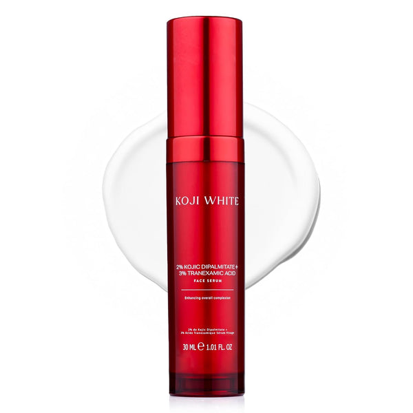 Koji White Kojic Dipalmitate + Tranexamic Acid Dark Spot Serum – 30ml | Brightens, Evens Skin Tone & Smooths Texture
