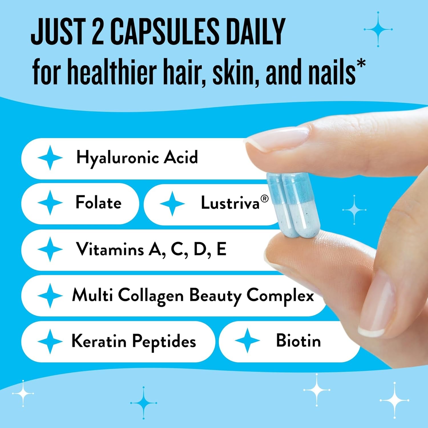 Legendairy Milk Mane Event™ – 60 Capsules | Collagen, Lustriva & Biotin for Thicker, Fuller Hair