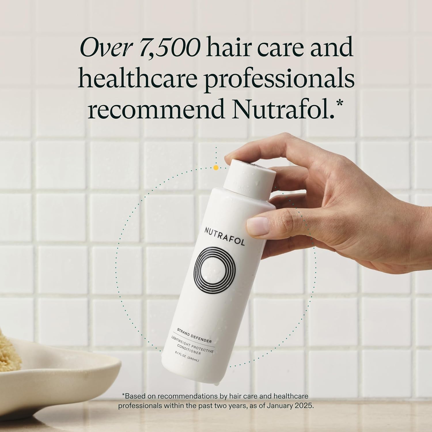 Conditioner, Physician-Formulated for Thinning Hair, Moisturizing, Strengthening and Color Safe, Lightweight Protection