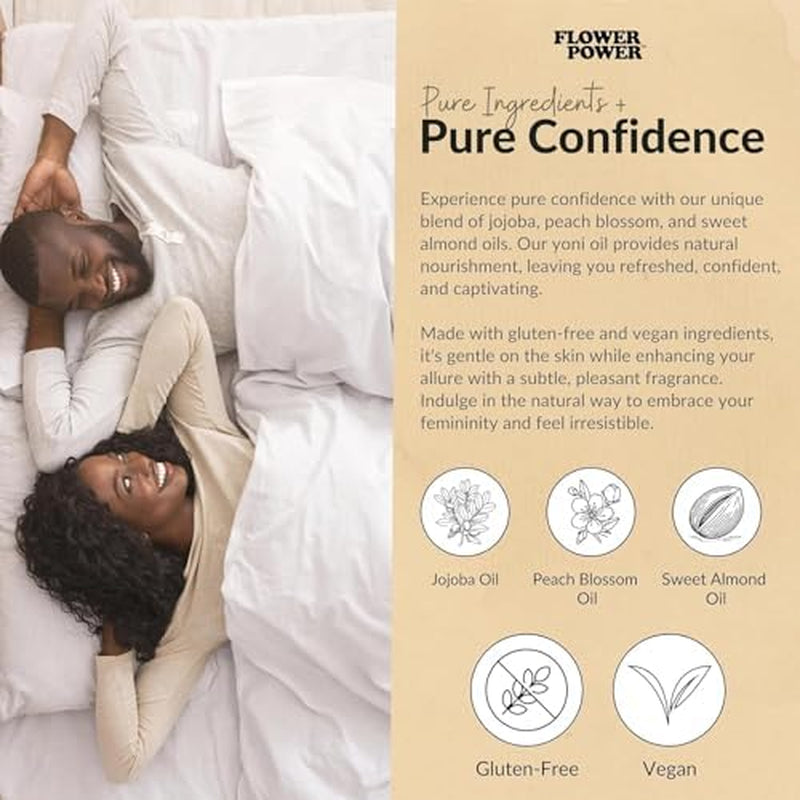 Flower Power 100% Pure Yoni Oil – 30ml | Nourish, Soothe & Balance Intimate Skin