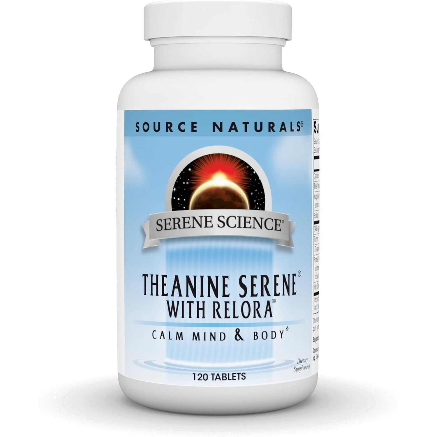 Source Naturals Theanine Serene With Relora - 120 Tablets