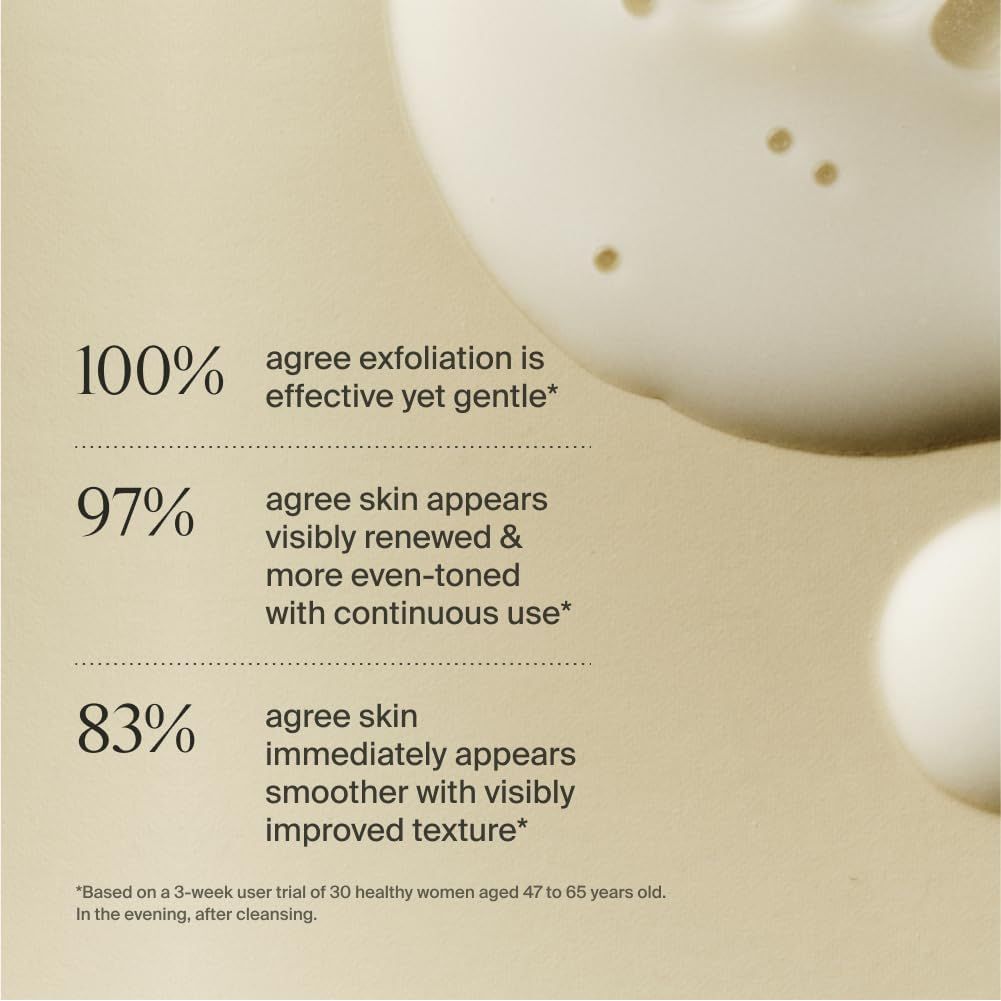 Mito-Biotic™ Resurfacing Face Exfoliator- with Plant-Based Acids to Purify, Tone, Hydrate, Refine Texture & Unclog Pores - 3.38 Fl Oz