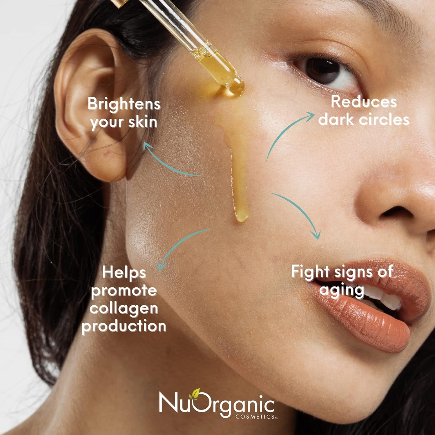 NuOrganic Cosmetics Super C Serum – 30ml | 20% Vitamin C, Ferulic Acid & Plant Stem Cells for Brighter, Younger-Looking Skin