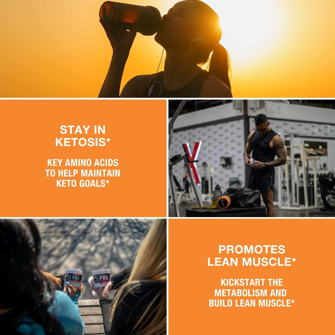Honey Badger Clean Pre-Workout (Peach Mango Flavor) – 177g | Zero-Crash Energy, Focus & Endurance Boost