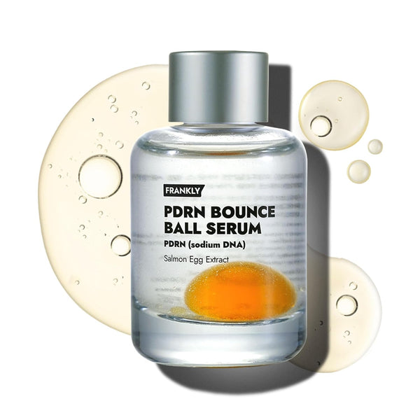 FRANKLY PDRN Bounce Ball Serum – 30ml | Firming, Plumping & Anti-Aging with Salmon DNA Technology