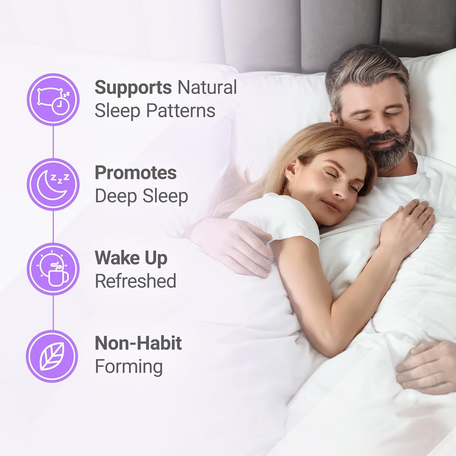 Nested Naturals Luna Gentle Sleep Supplement – 60 Vegan Capsules | Natural Sleep Aid with Melatonin, Valerian Root & L-Theanine
