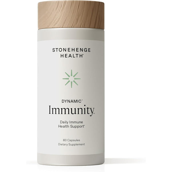 Dynamic Immunity Daily Supplement 10-In-1 Immune Boosters Zinc, Elderberry, Echinacea, Vitamin C & Probiotic L. Acidophilus – Supports Immune System & Respiratory Health, 60 Capsules