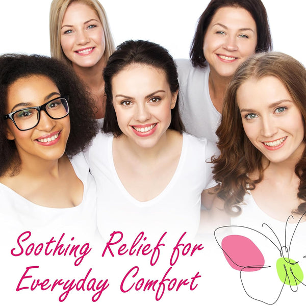 Vulvar Moisturizing Cream for Dryness, Itching, Irritation, Redness Due to Menopause, Childbirth, Breastfeeding, Low Estrogen - Lightweight Hydrating Formula for Sensitive Skin, 2 Oz