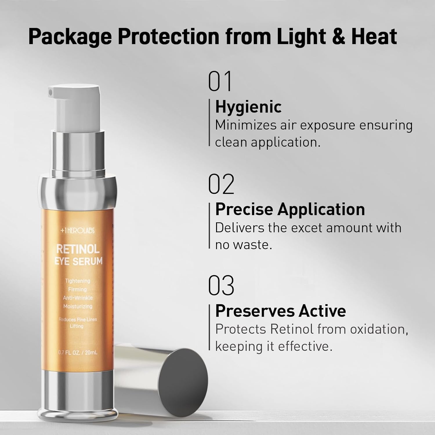 +1HEROLABS Retinol Eye Serum - 20ml