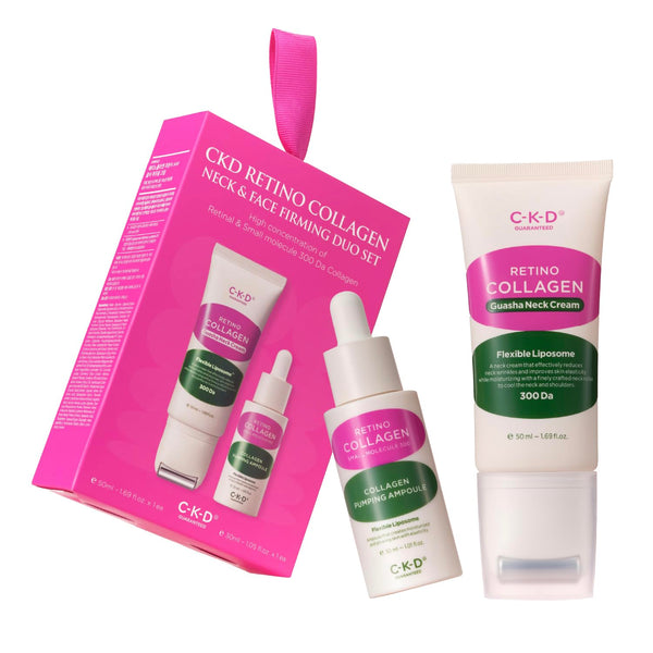 CKD Guaranteed Retino Collagen Neck & Face Firming Duo Set | Advanced Retinol & Collagen Skincare