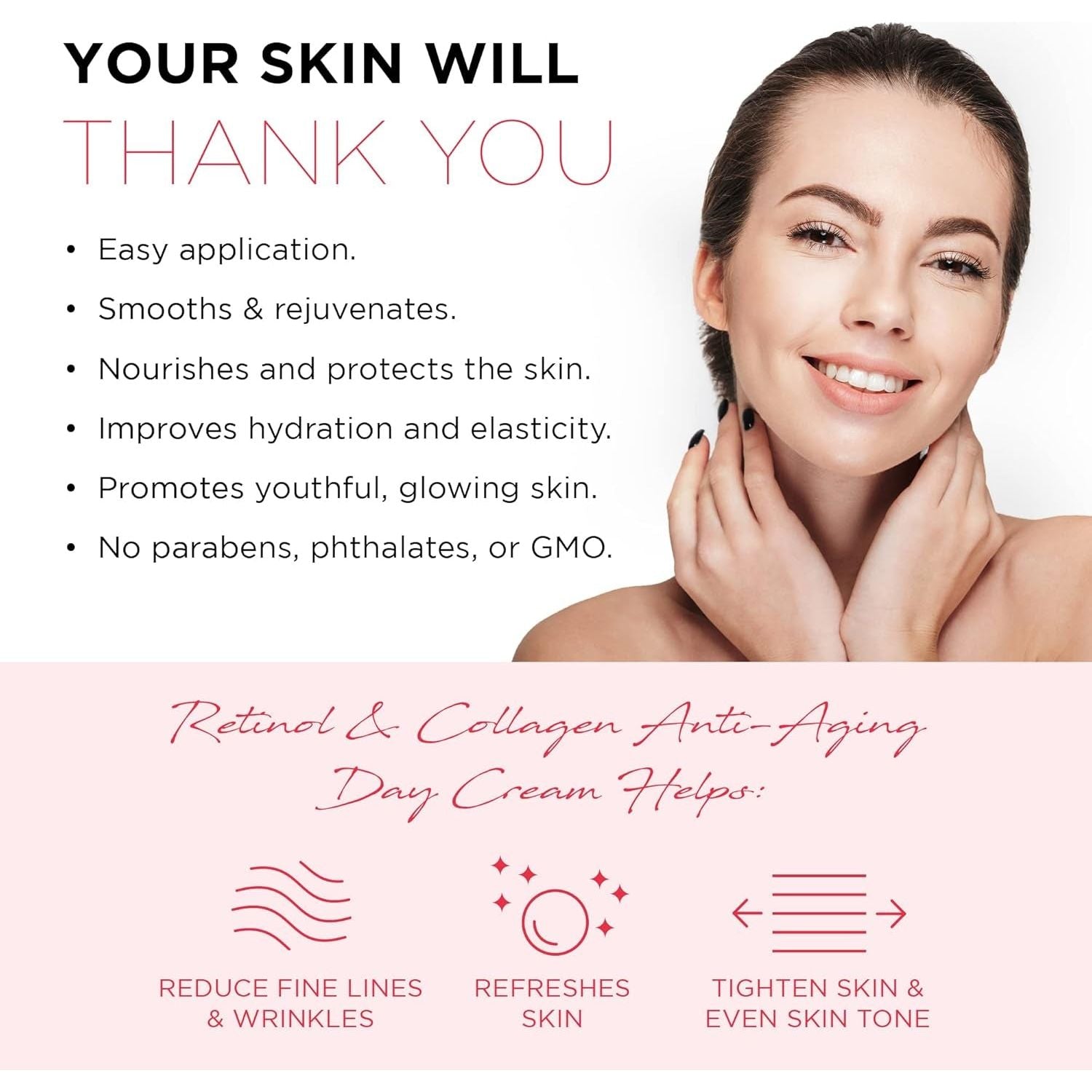 Azure Cosmetics Retinol & Collagen Anti-Aging Day Cream – 50ml | All-Day Hydration & Youthful Radiance