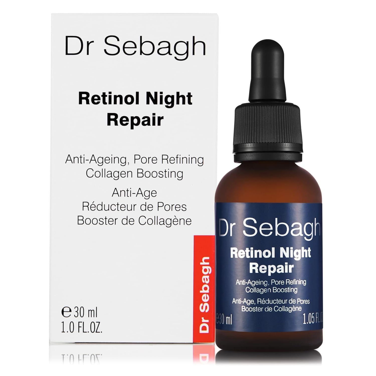 Dr Sebagh Retinol Night Repair – 30ml | High-Strength Overnight Serum for Radiance, Firmness & Dark Spot Correction