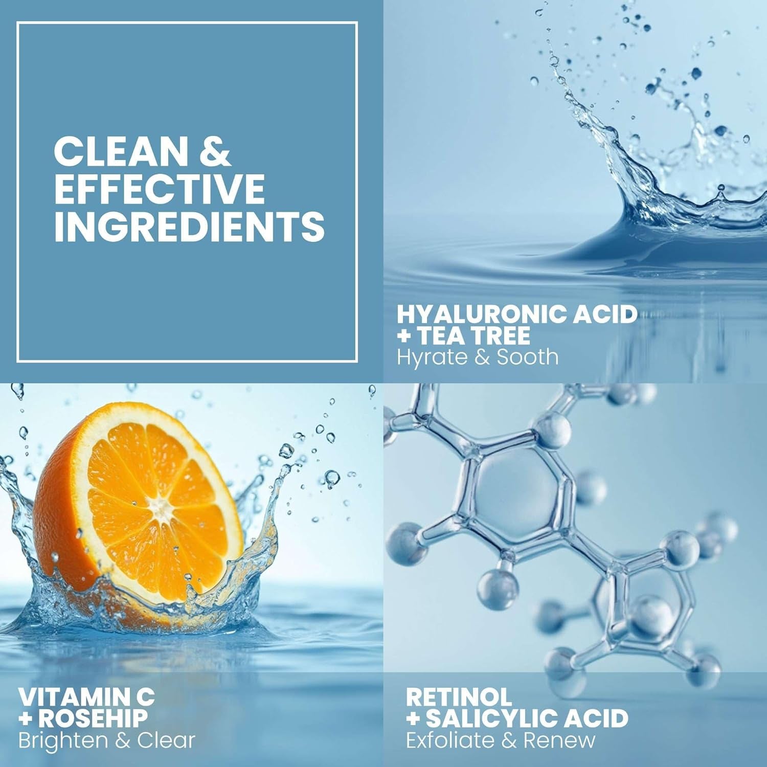 Eva Naturals Vitamin C+ Serum – 30ml | Brightening, Anti-Aging & Acne Care