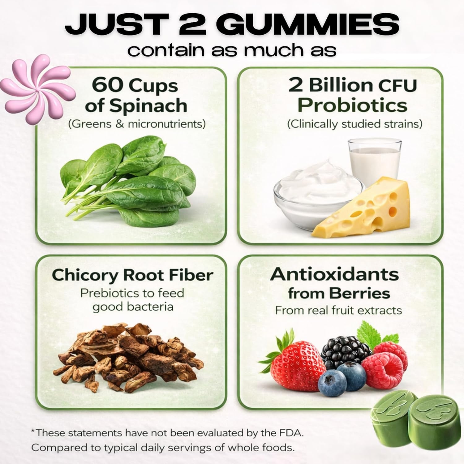 Kiala Nutrition Super Greens Gummies - 60 Gummies