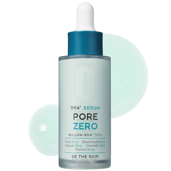 Pore Zero BHA Exfoliating Serum (30Ml), Willow Bark BHA + AHA, Clears Clogged Pores & Blackheads, Cica Soothing for Oily & Blemish-Prone Skin