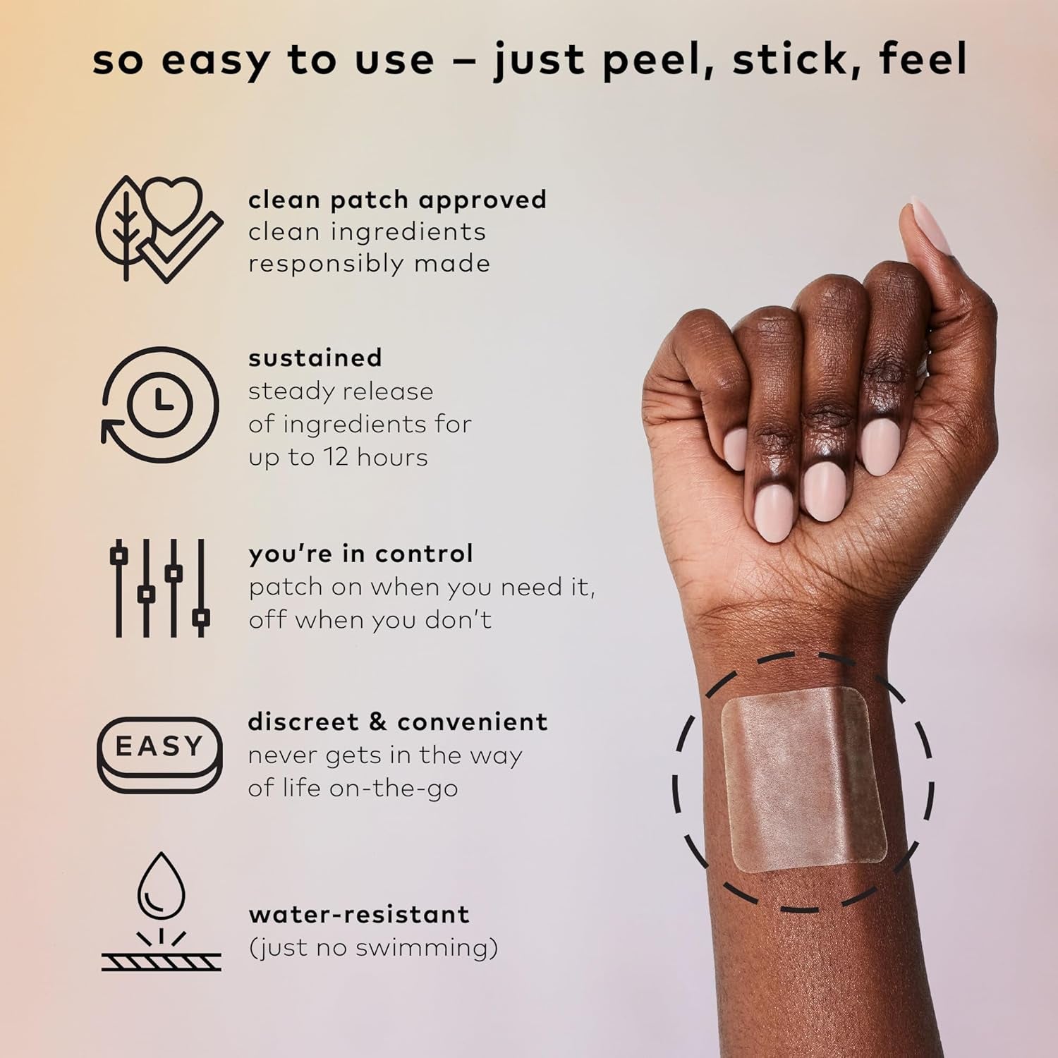 The Good Patch Dream – 8 Patches | Plant-Powered Sleep Patch with Melatonin, Hops & Valerian Root