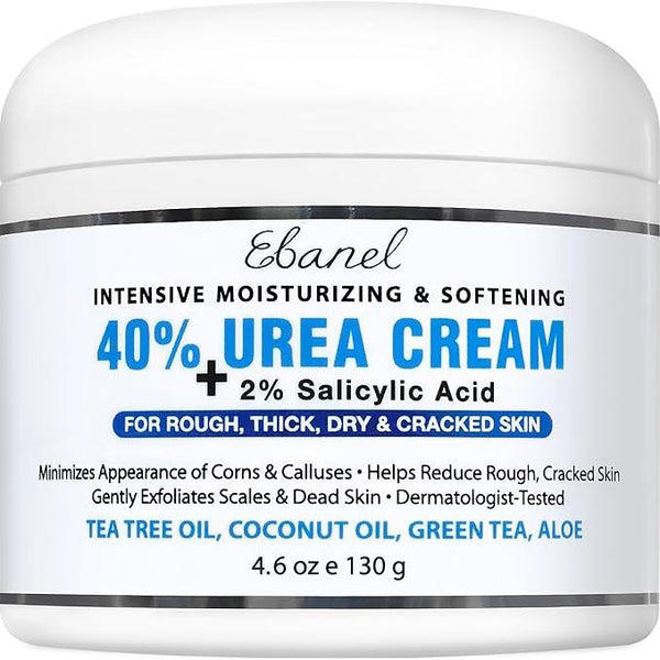 Ebanel Urea Cream 40% - 130ml | Intensive Moisturizing & Exfoliating Foot Treatment