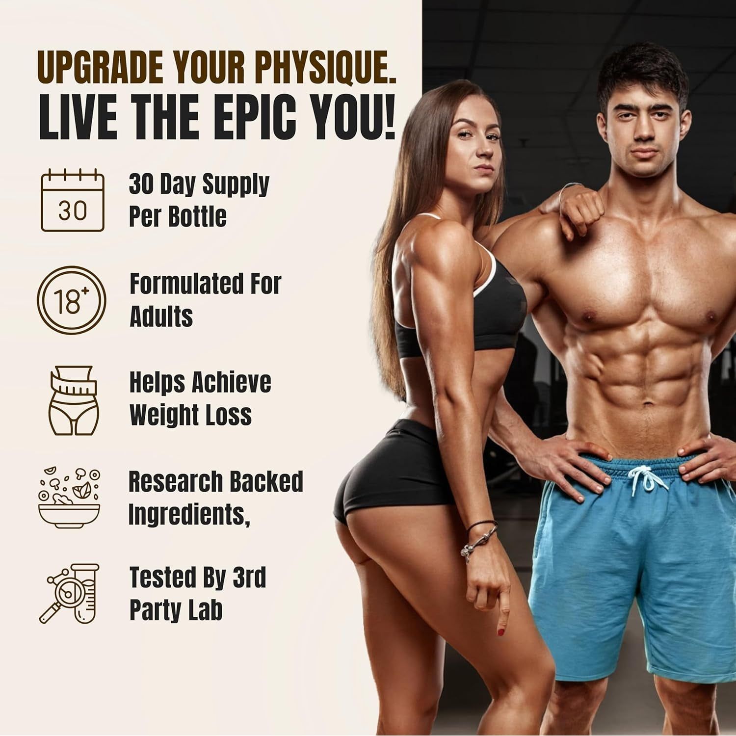 EPN Premium Weight Loss – 60 Capsules | Metabolism Booster, Appetite Control & Clean Energy Support