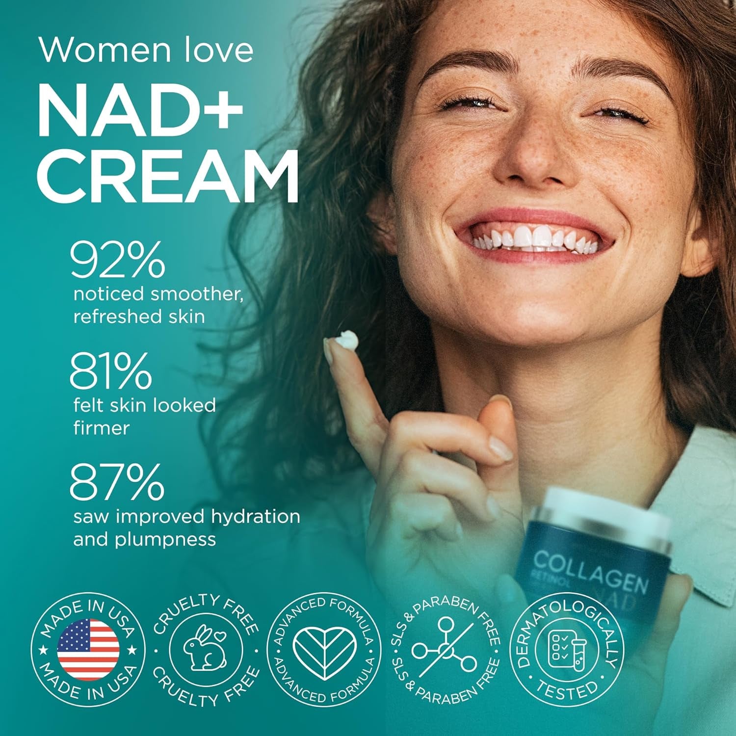 Ember Cloud Collagen Retinol & NAD+ Day & Night Cream – 50ml | Advanced Anti-Aging Hydration & Firmness