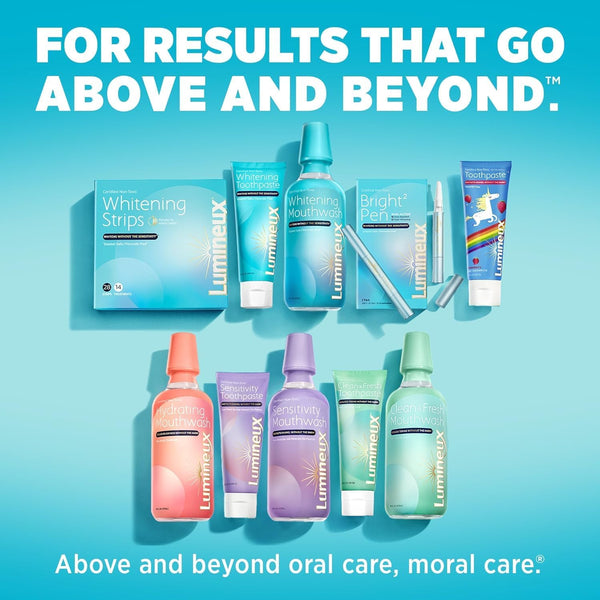 Lumineux Whitening Strips – 42 Strips, 21 Treatments | Enamel-Safe, Sensitivity-Free Teeth Whitening