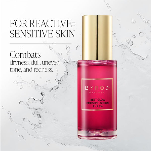BYROE Beet Glow Boosting Face Serum – 30ml | Gentle Resurfacing & Hydrating Radiance Booster