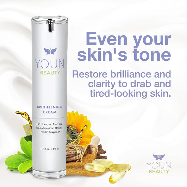 YOUN Beauty Brightening Cream – 50ml | Dark Spot Correcting & Radiance Boosting Moisturizer