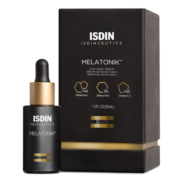 ISDIN Melatonik 3-in-1 Night Serum – 30ml | Repairs, Restores & Brightens While You Sleep
