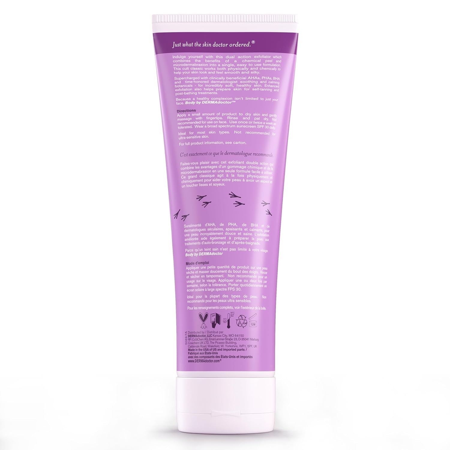 DERMAdoctor KP Duty Body Scrub 10% AHAs + PHAs - 237ml