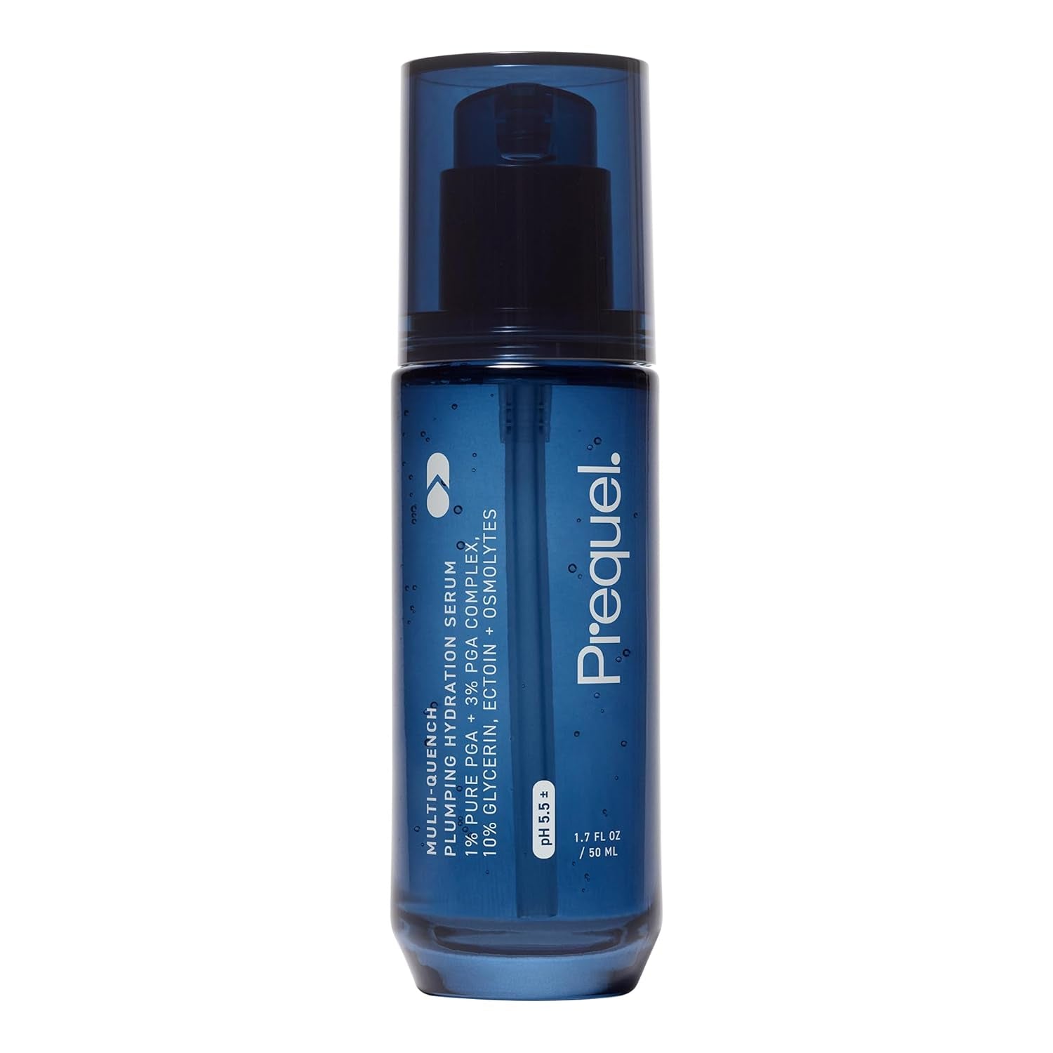Prequel Multi-Quench Plumping Hydration Serum – 50ml | 48-Hour Deep Hydration with Polyglutamic Acid & Glycerin