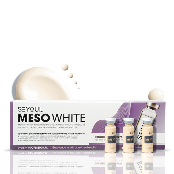 SEYOUL Meso White Brightening Serum – 6 Vials x 5ml | Radiance, Hydration & Skin Resilience