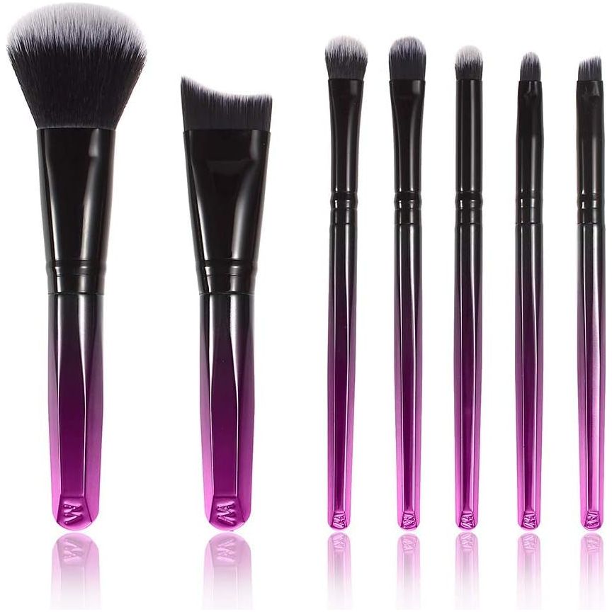 Omenluck 7 Pcs Makeup Brush Set –  Purple