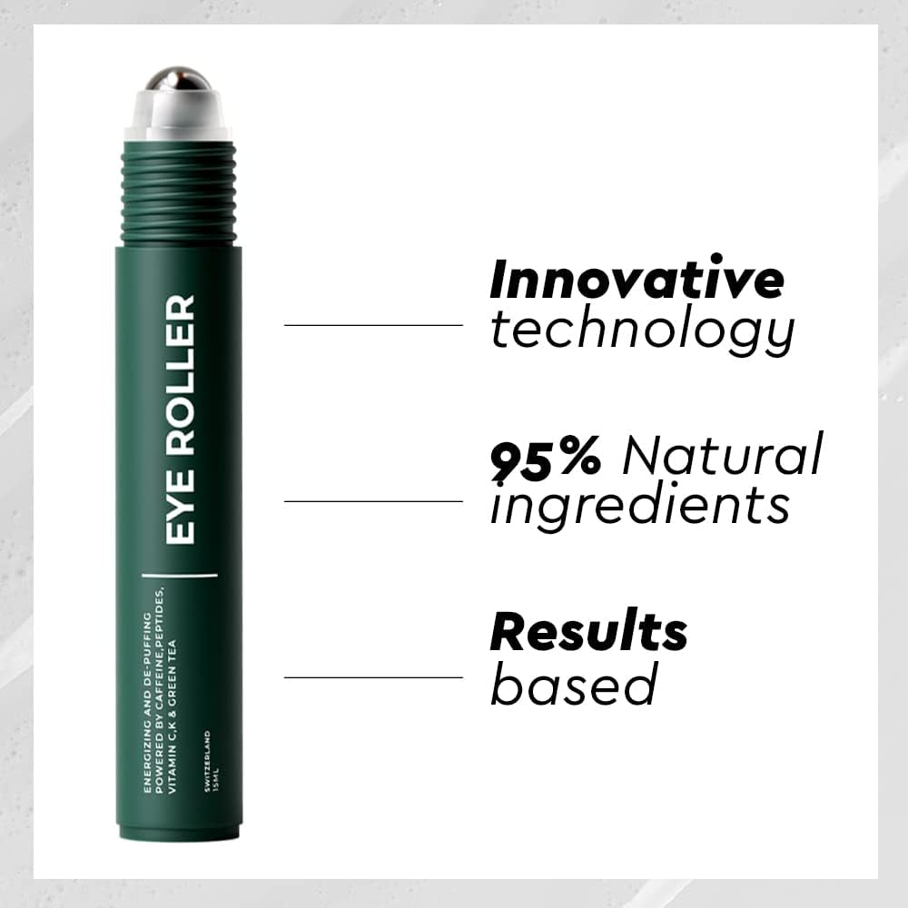 The Wolf Project Eye Roller – 15ml | Anti-Dark Circles & Depuffing Serum for Men