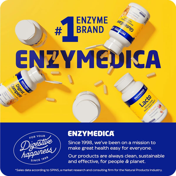 Enzymedica Digest Gold with ATPro – 90 Capsules | Maximum Strength Enzymes for Bloating, Indigestion & Nutrient Absorption