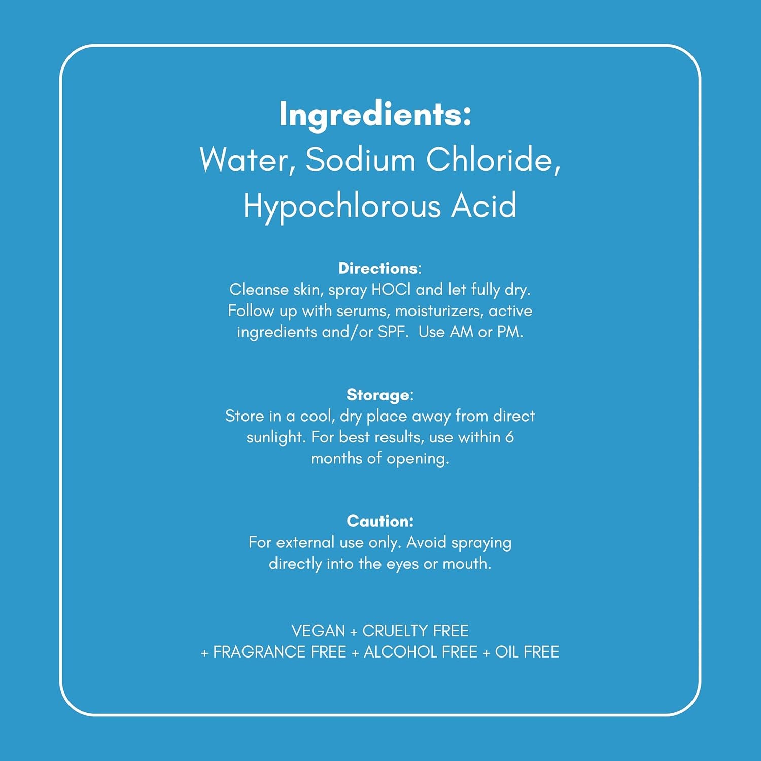 Honeydew Labs Hypochlorous Acid Face Spray – Cleanse & Soothe - 200ml