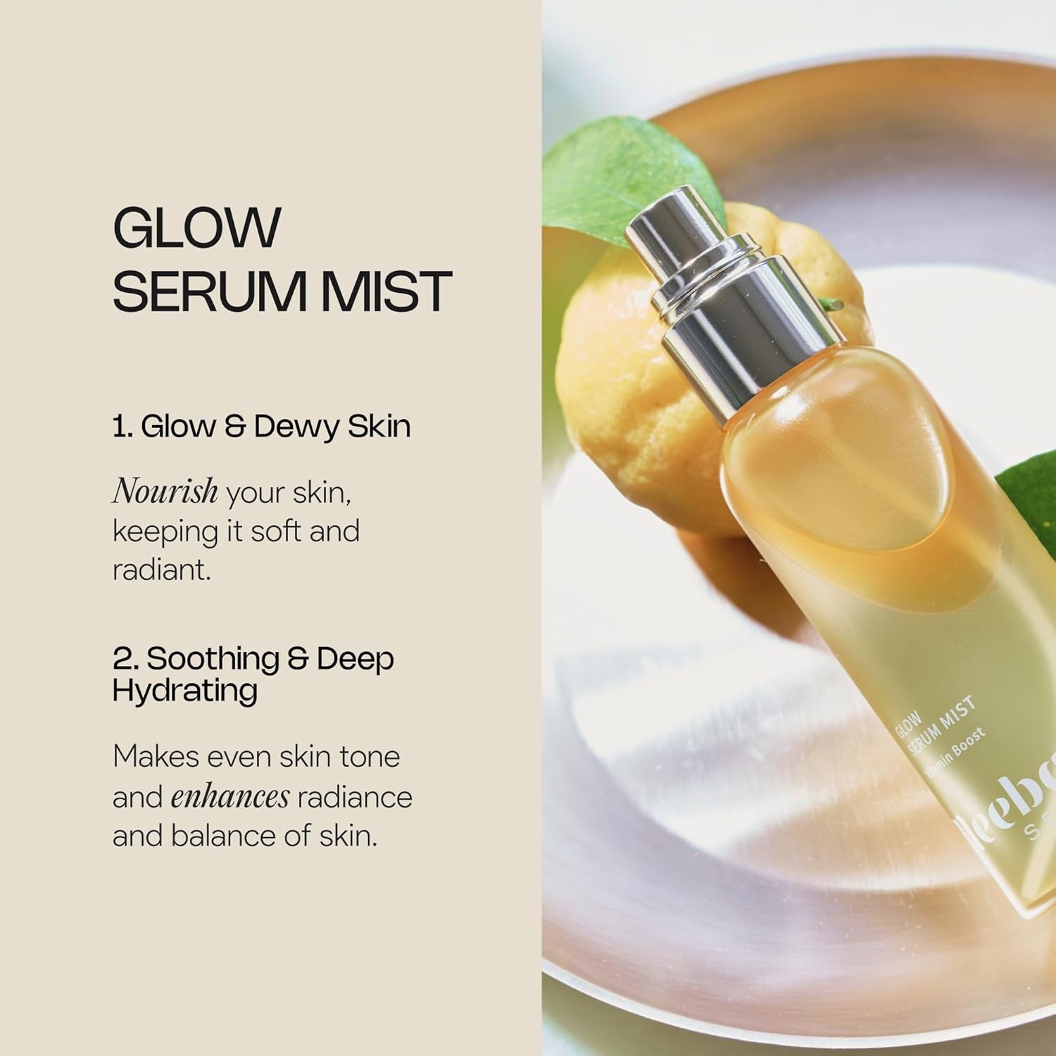 Meebak Glow Serum Mist – 100ml | Instant Hydration & Radiance Boost