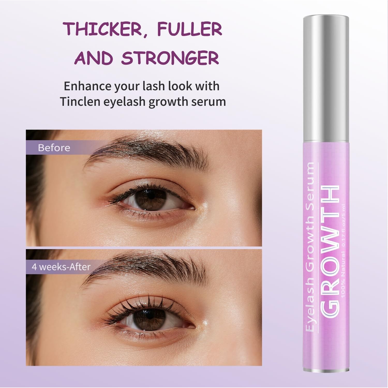 Tinclen Eyelash Growth Serum - 5ml