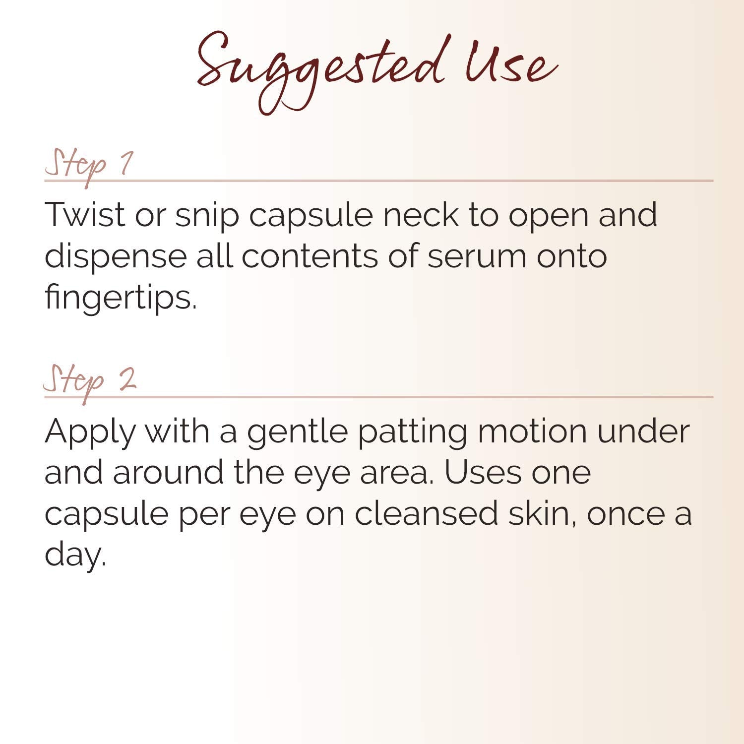 BODY FIRM Crépe Erase 4-In-1 Line Smoothing Capsules – 30 Capsules | Eye Renewal & Line-Reducing Serum