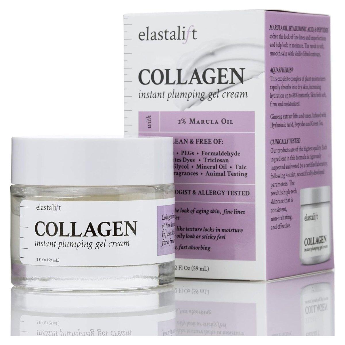 Elastalift Collagen Instant Plumping Gel Cream 2 fl oz - 59 ml - Glam Global UK