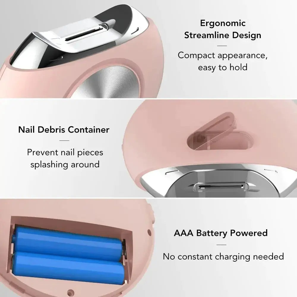 Electric Automatic Nail Clippers - Glam Global UK