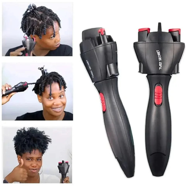 Electric Hair Twister: Effortless Twists, Salon - Quality Results at Home - Glam Global UKGlam Global UK