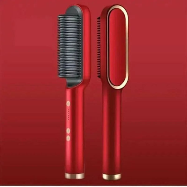 Electric Heated Hair Straightener Brush - Glam Global UKGlam Global UK