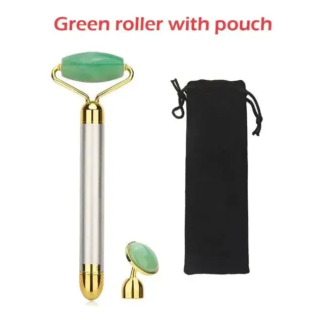 Electric Jade Roller Facial Massager - Glam Global UK