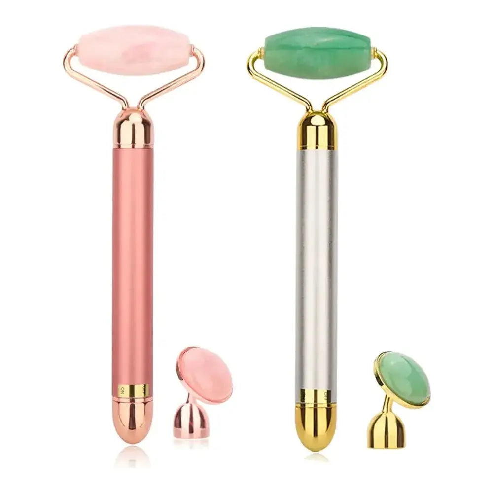 Electric Jade Roller Facial Massager - Glam Global UK