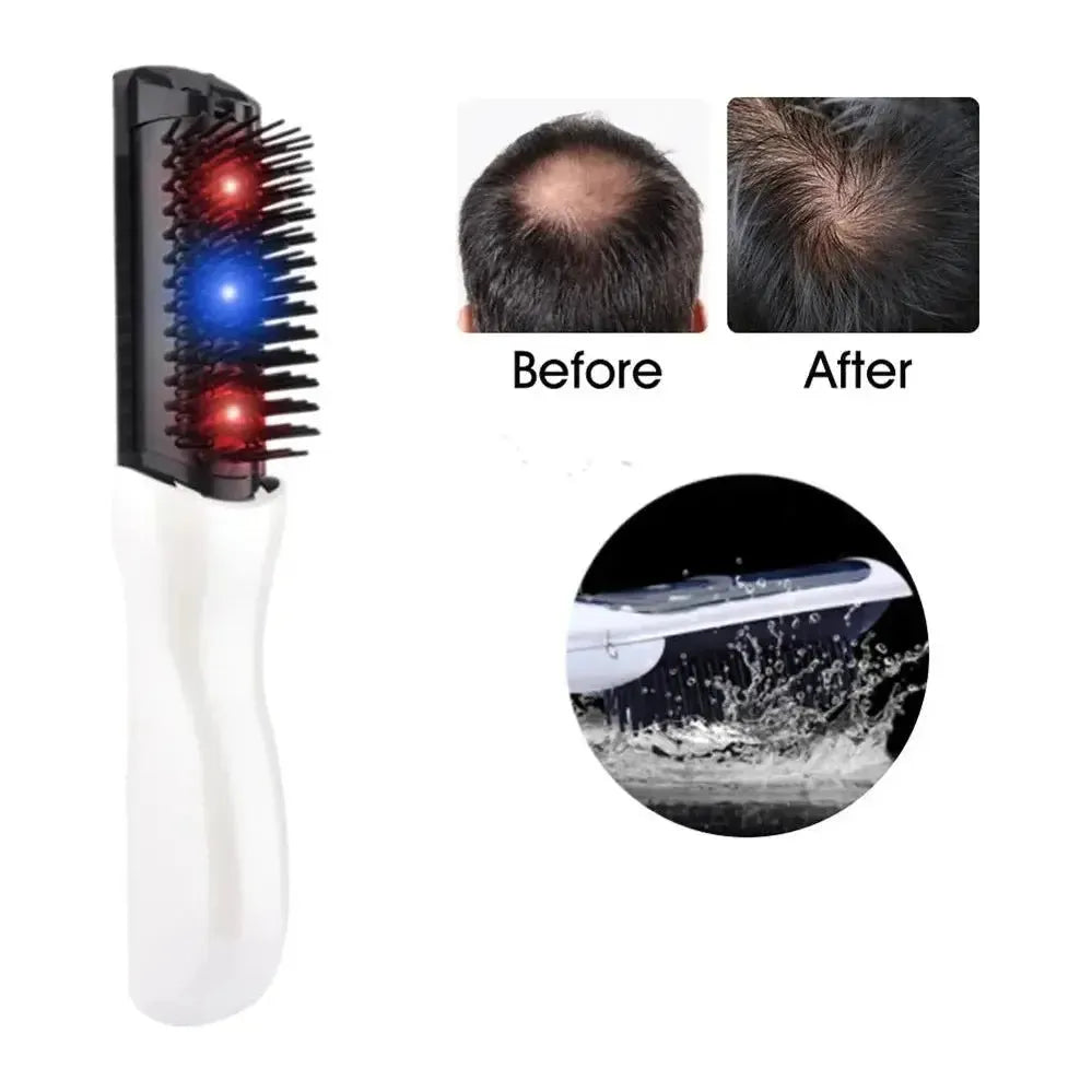 Electric Laser Hair Growth Therapy Comb - Stimulate Hair Regrowth & Stop Hair Loss - Glam Global UK