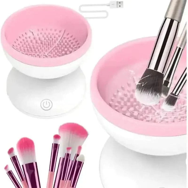 Electric Makeup Brush Cleaner – Effortless Cleaning for Flawless Brushes - Glam Global UKGlam Global UK