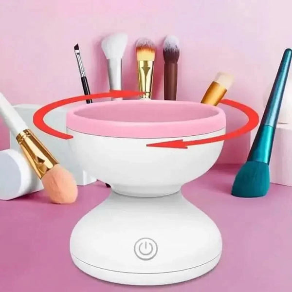 Electric Makeup Brush Cleaner – Effortless Cleaning for Flawless Brushes - Glam Global UKGlam Global UK