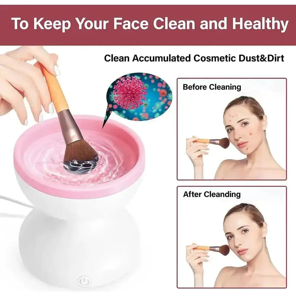 Electric Makeup Brushes Cleaner - Glam Global UK