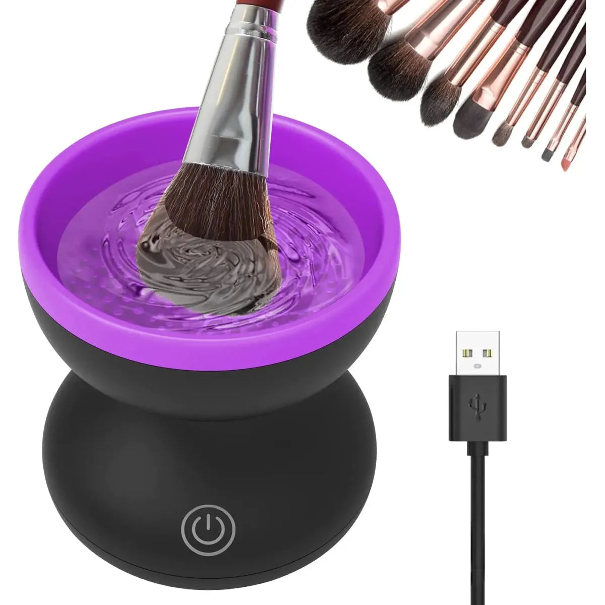 Electric Makeup Brushes Cleaner - Glam Global UK