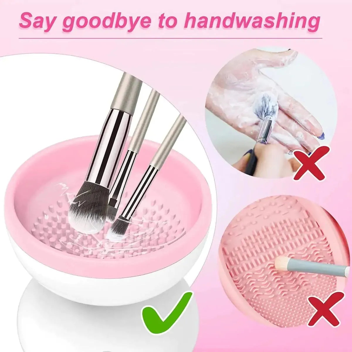 Electric Makeup Brushes Cleaner - Glam Global UK